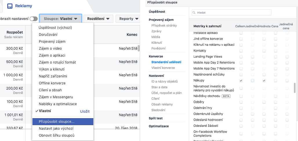facebook reklama