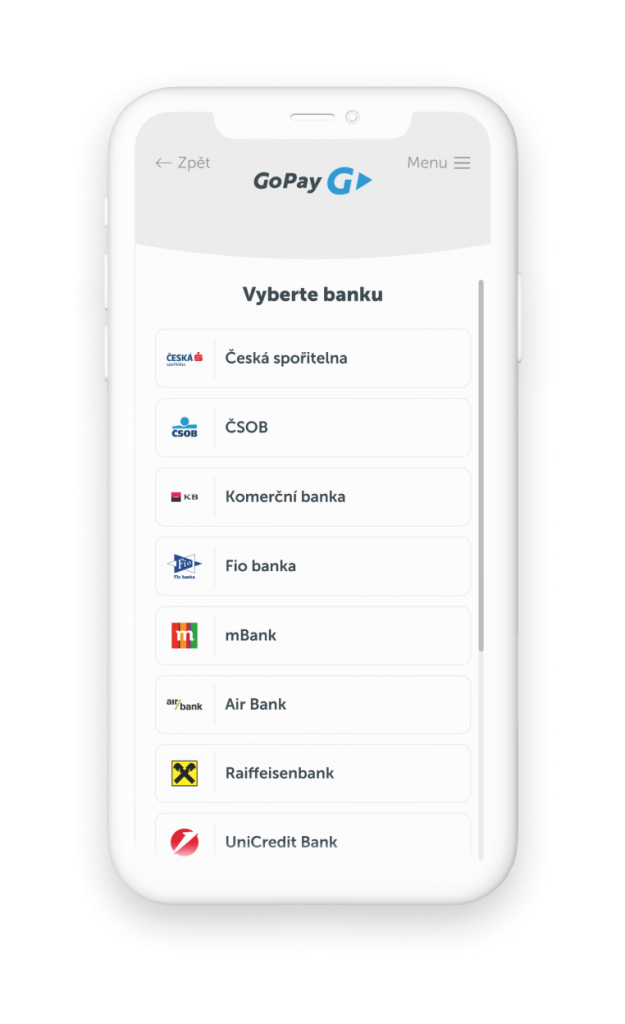 gopay psd2 platba
